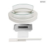 Șemineu de masă decorativ - design alb elegant - DD543 - Изображение 3 - Sellzone.bg Șemineu de masă decorativ - design alb elegant - DD543 - Изображение 3