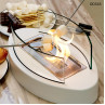 Șemineu de masă decorativ - design alb elegant - DD543 - Изображение 4 - Sellzone.bg Șemineu de masă decorativ - design alb elegant - DD543 - Изображение 4