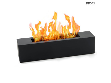 Șemineu de masă cu bioetanol cu design din beton negru - DD545 - Sellzone.bg Șemineu de masă cu bioetanol cu design din beton negru - DD545