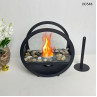 Șemineu de masă rotund pe bioetanol cu pietre decorative - DD548 - Изображение 1 - Sellzone.bg Șemineu de masă rotund pe bioetanol cu pietre decorative - DD548 - Изображение 1