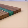 Tocător cu rășină epoxidică verde din lemn de acacia - DD563 - Изображение 2 - Sellzone.bg Tocător cu rășină epoxidică verde din lemn de acacia - DD563 - Изображение 2