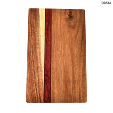Tocător cu rășină epoxidică roșie din lemn de acacia - DD564 - Sellzone.bg Tocător cu rășină epoxidică roșie din lemn de acacia - DD564