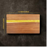 Tocator cu rășină epoxidică galbenă din lemn de acacia - DD565 - Изображение 1 - Sellzone.bg Tocator cu rășină epoxidică galbenă din lemn de acacia - DD565 - Изображение 1