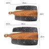 Tocător din lemn natural de acacia cu design marmorat - DD570 / DD571 - Изображение 1 - Sellzone.bg Tocător din lemn natural de acacia cu design marmorat - DD570 / DD571 - Изображение 1