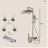 Baterie de duș de lux cu butoane tip pian, culoare titan – DD592 - Изображение 5 - Sellzone.bg Baterie de duș de lux cu butoane tip pian, culoare titan – DD592 - Изображение 5