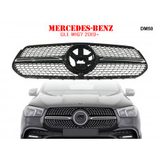 Grilă neagră cu detalii argintii pentru Mercedes GLE W167 2019+ - DM50 - Sellzone.bg Grilă neagră cu detalii argintii pentru Mercedes GLE W167 2019+ - DM50