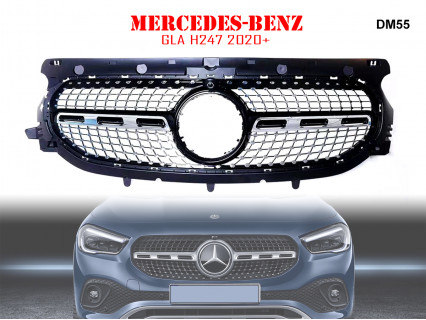 Grilă sport tuning Diamond pentru Mercedes GLA H247 2020+ - DM55 - Sellzone.bg Grilă sport tuning Diamond pentru Mercedes GLA H247 2020+ - DM55