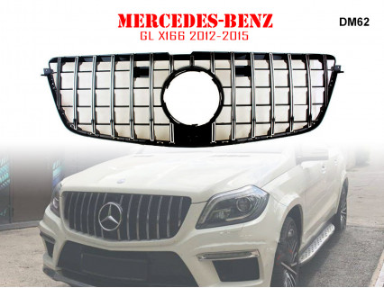 Grilă frontală cu muluri pentru Mercedes GL X166 12-15 - DM62 - Sellzone.bg Grilă frontală cu muluri pentru Mercedes GL X166 12-15 - DM62