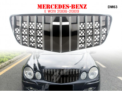 Grilă frontală GT pentru Mercedes E W211 06-09 - DM63 - Sellzone.bg Grilă frontală GT pentru Mercedes E W211 06-09 - DM63