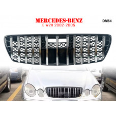 Grilă frontală neagră GT pentru Mercedes E W211 02-05 - DM64 - Sellzone.bg Grilă frontală neagră GT pentru Mercedes E W211 02-05 - DM64