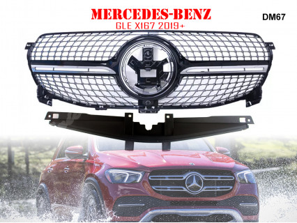 Grilă frontală Diamond tuning pentru Mercedes GLE W167 2019+ - DM67 - Sellzone.bg Grilă frontală Diamond tuning pentru Mercedes GLE W167 2019+ - DM67
