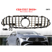 Grilă frontală neagră GT pentru Mercedes CLS C257 2019+ W257 - DM75 - Sellzone.bg Grilă frontală neagră GT pentru Mercedes CLS C257 2019+ W257 - DM75