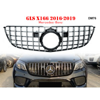 Grilă tip GT cu muluri pentru Mercedes GLS X166 16-19 - DM76 - Sellzone.bg Grilă tip GT cu muluri pentru Mercedes GLS X166 16-19 - DM76