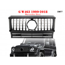 Grilă frontală neagra GT cu muluri pentru Mercedes G Class W463 99-18 - DM77 - Sellzone.bg Grilă frontală neagra GT cu muluri pentru Mercedes G Class W463 99-18 - DM77