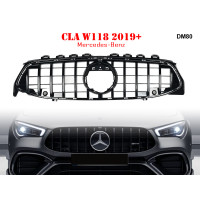 Grilă sport neagra GT pentru Mercedes CLA W118 2019+ - DM80 - Sellzone.bg Grilă sport neagra GT pentru Mercedes CLA W118 2019+ - DM80