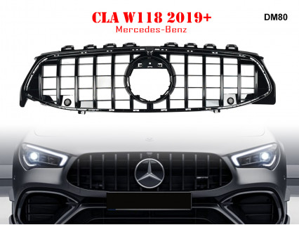 Grilă sport neagra GT pentru Mercedes CLA W118 2019+ - DM80 - Sellzone.bg Grilă sport neagra GT pentru Mercedes CLA W118 2019+ - DM80