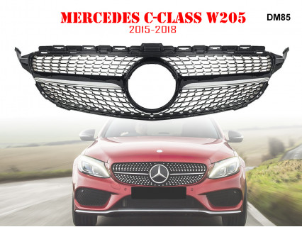 Grilă frontală Diamond pentru Mercedes C W205 - DM85 - Sellzone.bg Grilă frontală Diamond pentru Mercedes C W205 - DM85