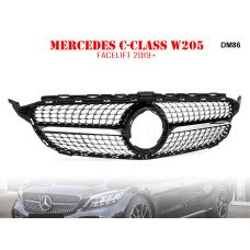 Grilă frontală Diamond pentru Mercedes C W205 - DM86 - Sellzone.bg Grilă frontală Diamond pentru Mercedes C W205 - DM86