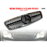 Grilă sport neagră stil AMG pentru Mercedes C W203 - DM89 - Sellzone.bg Grilă sport neagră stil AMG pentru Mercedes C W203 - DM89