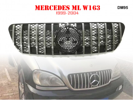 Grilă GT pentru Mercedes ML W163 1999-2004 - DM95 - Sellzone.bg Grilă GT pentru Mercedes ML W163 1999-2004 - DM95