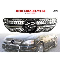 Grilă frontală Diamond pentru Mercedes ML W163 1999-2004 - DM96 - Sellzone.bg Grilă frontală Diamond pentru Mercedes ML W163 1999-2004 - DM96