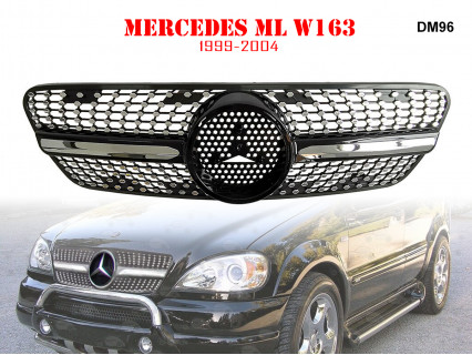 Grilă frontală Diamond pentru Mercedes ML W163 1999-2004 - DM96 - Sellzone.bg Grilă frontală Diamond pentru Mercedes ML W163 1999-2004 - DM96