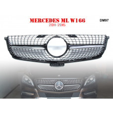 Grilă frontală Diamond pentru Mercedes ML W166 2011-2015 - DM97 - Sellzone.bg Grilă frontală Diamond pentru Mercedes ML W166 2011-2015 - DM97