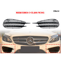 Grile cu halogen negre pentru Mercedes C W205 - DMa34 - Sellzone.bg Grile cu halogen negre pentru Mercedes C W205 - DMa34