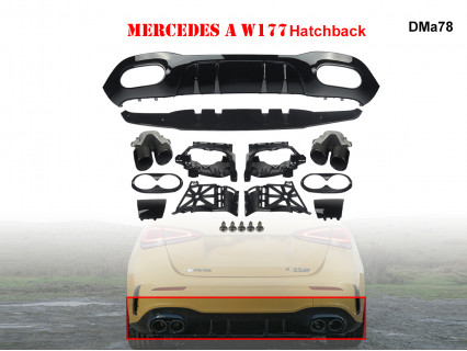 Set tuning bara spate pentru Mercedes AMG A45 A W177 - DMa78 - Sellzone.bg Set tuning bara spate pentru Mercedes AMG A45 A W177 - DMa78