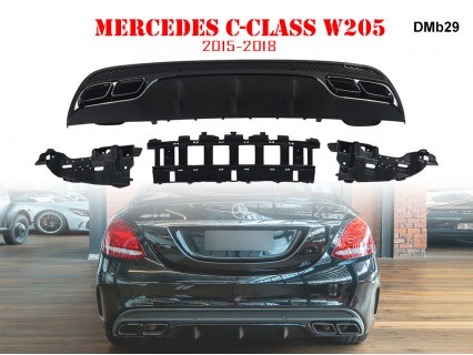 Difuzor bara spate AMG 63 pentru Mercedes C W205 - DMb29 - Sellzone.bg Difuzor bara spate AMG 63 pentru Mercedes C W205 - DMb29