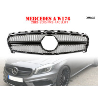 Grilă frontală neagră AMG pentru Mercedes A W176 - DMb33 - Sellzone.bg Grilă frontală neagră AMG pentru Mercedes A W176 - DMb33