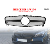 Grilă frontală neagră AMG pentru Mercedes A W176 - DMb34 - Sellzone.bg Grilă frontală neagră AMG pentru Mercedes A W176 - DMb34