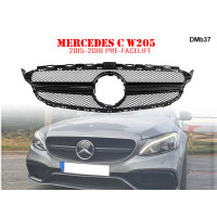 Grilă bara frontală pentru Mercedes C W205 AMG - DMb37 - Sellzone.bg Grilă bara frontală pentru Mercedes C W205 AMG - DMb37