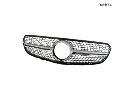 Grila fata diamant pentru Mercedes Benz X253 2015-2019 GLC fara camera – DMb74 - Sellzone.bg Grila fata diamant pentru Mercedes Benz X253 2015-2019 GLC fara camera – DMb74