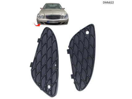 Grile pentru proiectoare pe bara față Mercedes W211 (2003–2006) - DMb822 - Sellzone.bg Grile pentru proiectoare pe bara față Mercedes W211 (2003–2006) - DMb822