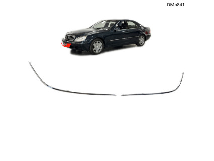 Ornamente bară față Mercedes S-Class W220 98–02 gri - DMb841 - Sellzone.bg Ornamente bară față Mercedes S-Class W220 98–02 gri - DMb841