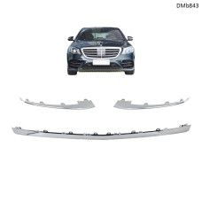 Bandă cromată tuning pentru bara față Mercedes Clasa S W222 2018–2020 - DMb843 - Sellzone.bg Bandă cromată tuning pentru bara față Mercedes Clasa S W222 2018–2020 - DMb843