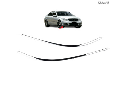 Benzi cromate pentru bara față Mercedes Clasa C W204 (2011–2015) - DMb845 - Sellzone.bg Benzi cromate pentru bara față Mercedes Clasa C W204 (2011–2015) - DMb845