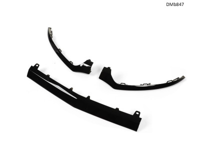 Benzi tuning negre pentru eleron bara față Mercedes C-Class W205 AMG 2015–2018 - DMb847