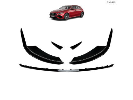 Set eleron bara față + capace laterale conducte de aer Mercedes Clasa A W177 facelift – DMb869 - Sellzone.bg Set eleron bara față + capace laterale conducte de aer Mercedes Clasa A W177 facelift – DMb869