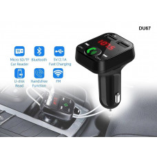 Transmițător FM Bluetooth cu funcție hands free - DU67 - Sellzone.bg Transmițător FM Bluetooth cu funcție hands free - DU67