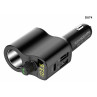 Transmițător radio FM Bluetooth pentru brichetă auto, type C - DU74 - Изображение 1 - Sellzone.bg Transmițător radio FM Bluetooth pentru brichetă auto, type C - DU74 - Изображение 1