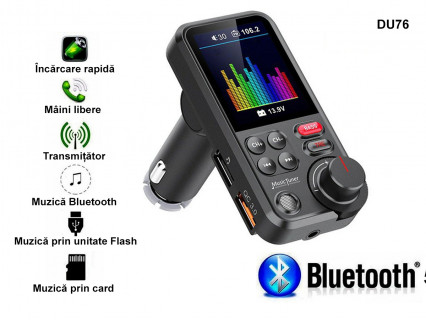 Transmițător radio FM Bluetooth BT93 pentru mașină - DU76 - Sellzone.bg Transmițător radio FM Bluetooth BT93 pentru mașină - DU76