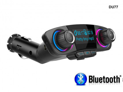 Transmițător radio FM cu USB și slot pentru card SD - DU77 - Sellzone.bg Transmițător radio FM cu USB și slot pentru card SD - DU77