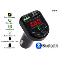 Transmițător pentru muzică prin unitate flash sau bluetooth - DU78 - Sellzone.bg Transmițător pentru muzică prin unitate flash sau bluetooth - DU78