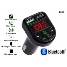 Transmițător pentru muzică prin unitate flash sau bluetooth - DU78 - Sellzone.bg Transmițător pentru muzică prin unitate flash sau bluetooth - DU78