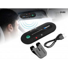 Transmițător FM Bluetooth pentru parasolar auto, timp de convorbire 10 ore - DU80 - Sellzone.bg Transmițător FM Bluetooth pentru parasolar auto, timp de convorbire 10 ore - DU80