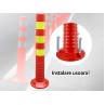 Stalp reflectorizant portocaliu de avertizare de PE 68 cm  - DUa29 - Изображение 2 - Sellzone.bg Stalp reflectorizant portocaliu de avertizare de PE 68 cm  - DUa29 - Изображение 2