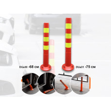 Stâlp reflectorizant portocaliu de avertizare cu flexibilitate de PU 68cm 75 cm - DUa30 DUa31 - Sellzone.bg Stâlp reflectorizant portocaliu de avertizare cu flexibilitate de PU 68cm 75 cm - DUa30 DUa31