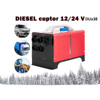 Soba orizonatala uscata diesel pentru vehicule cu LCD ecran si telecomanda 12/24 V – DUa38